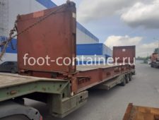 Контейнер-платформа 40 футов со складывающимися боковыми стенками (40′ Flat Rack | 40′ FR) Б/У