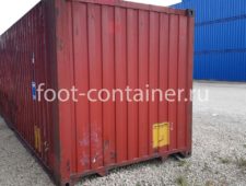 Сухогрузный морской контейнер 40 футов широкий (40′ Pallet Wide | 40′ PW) Б/У